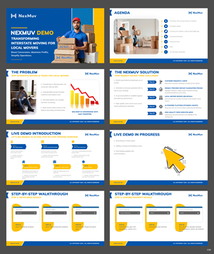 PowerPoint Design by pb for Customized Logistics Group | Design #34468951