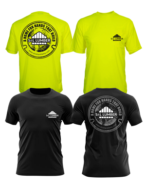 T-Shirt-Design von guruntool für Strait & Lamp Lumber Company | Design #34453995