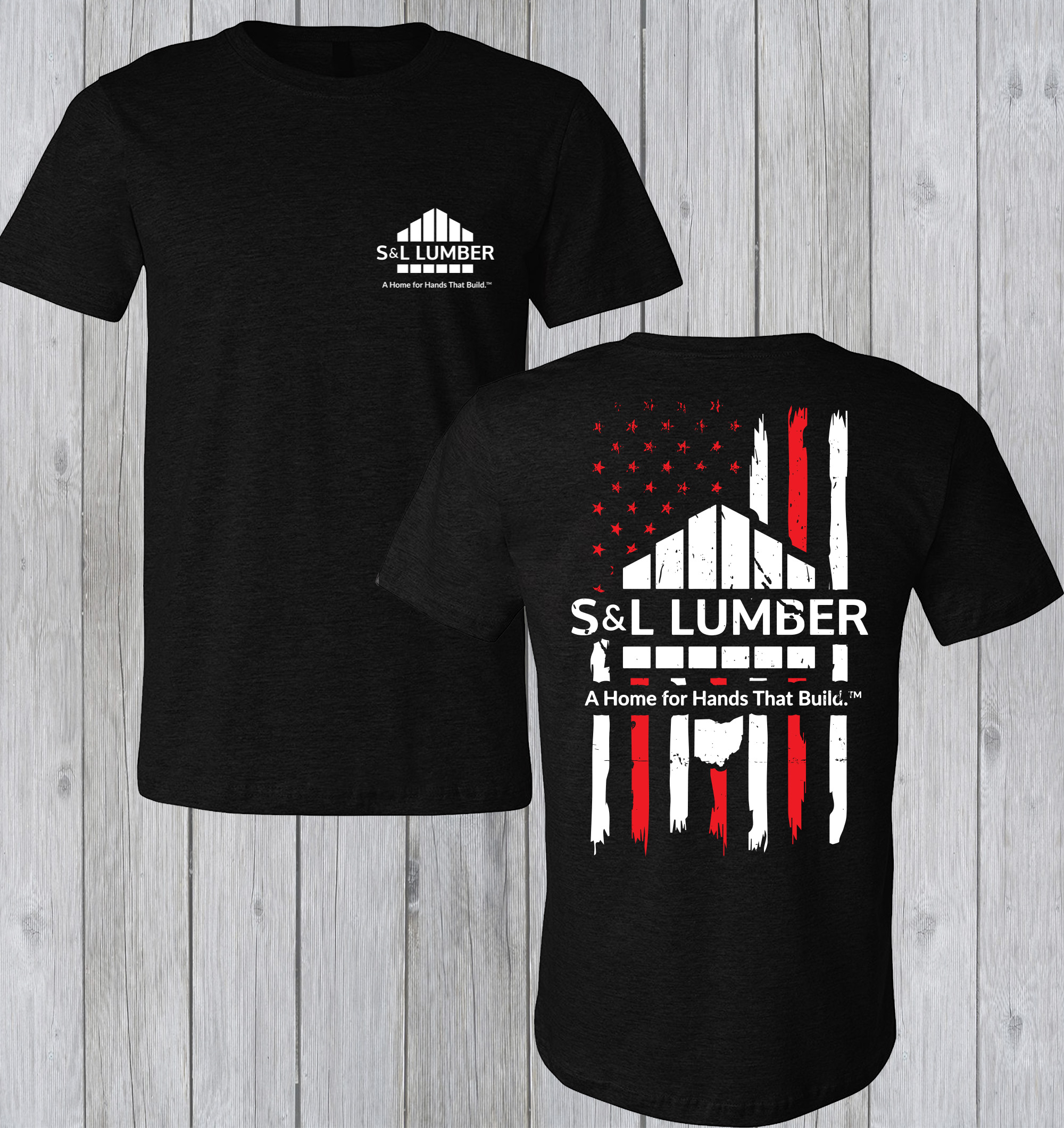 T-shirt Design by Teespixels for Strait & Lamp Lumber Company | Design #34475341