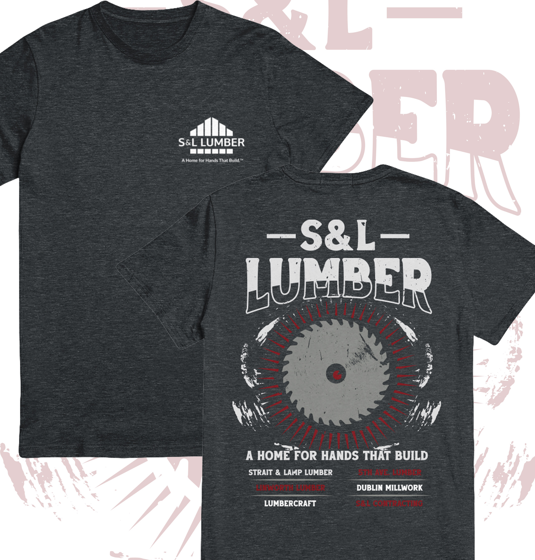 T-shirt Design by Teespixels for Strait & Lamp Lumber Company | Design #34475514