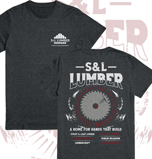 T-Shirt-Design von Teespixels für Strait & Lamp Lumber Company | Design: #34475514