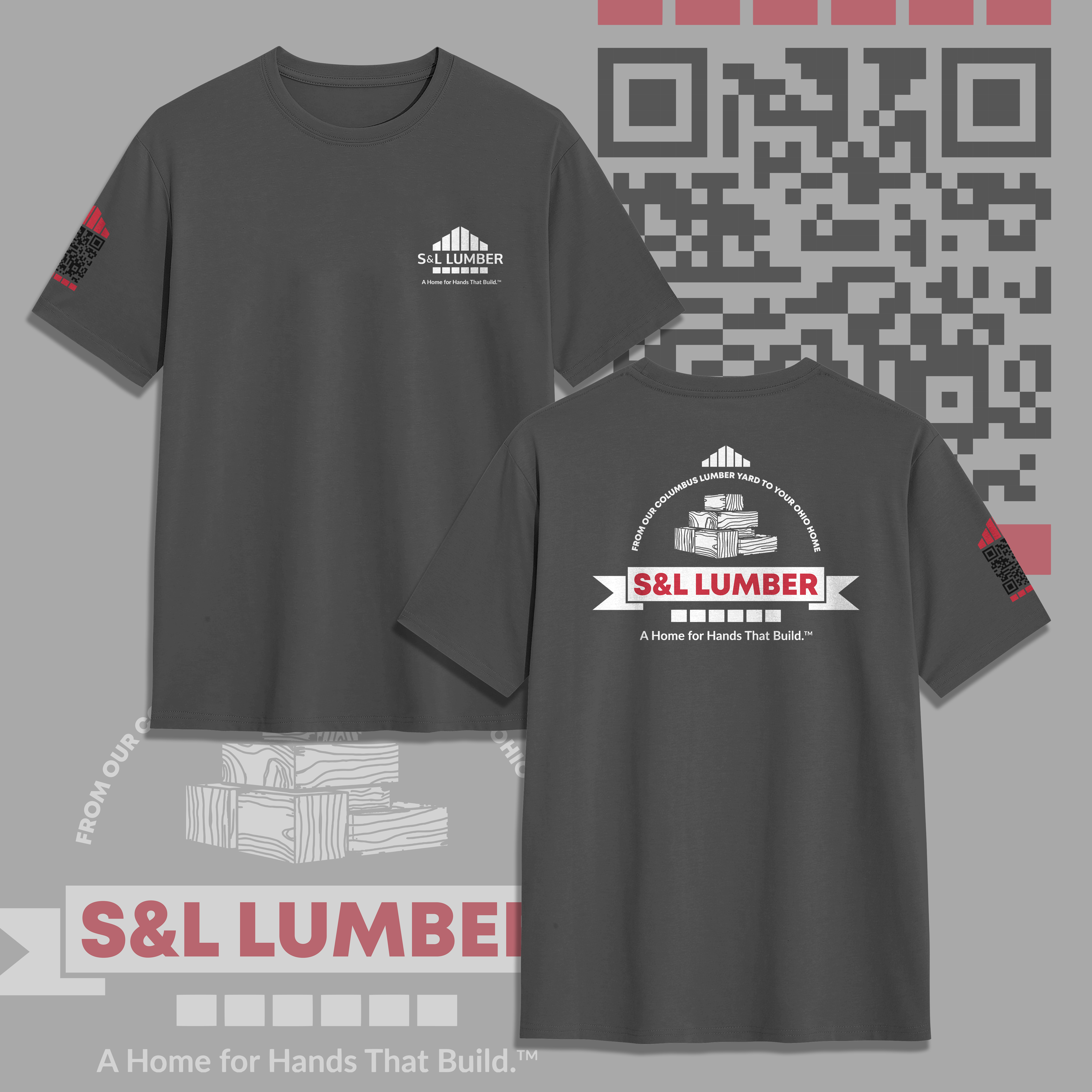 T-shirt Design by V FOUR Design for Strait & Lamp Lumber Company | Design #34442833