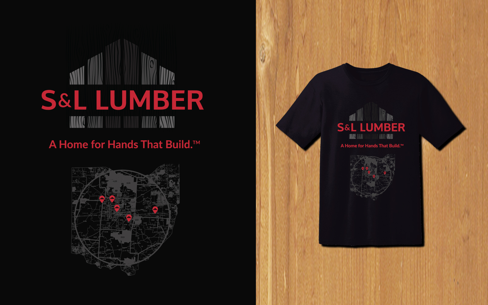 Design de T-shirt par MNM pour Strait & Lamp Lumber Company | Design #34482225