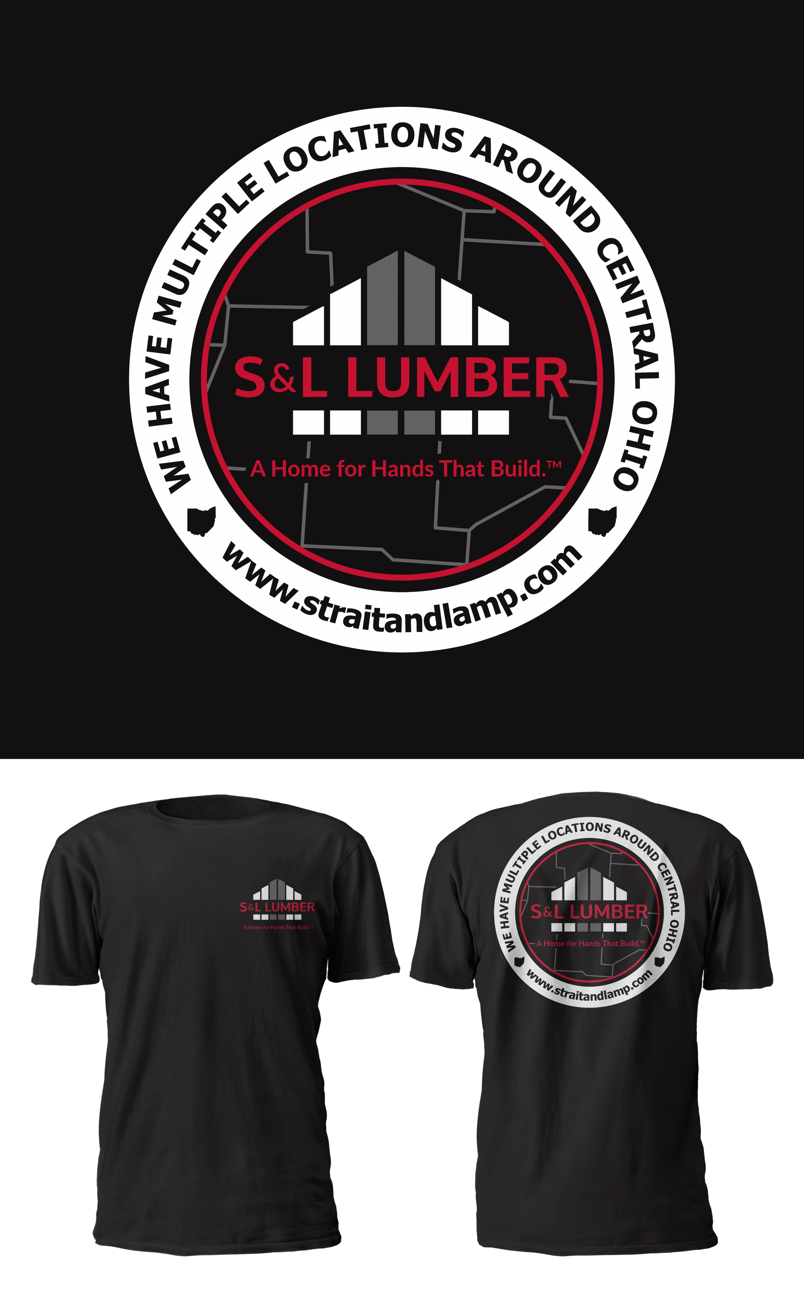 T-shirt Design by D'Mono for Strait & Lamp Lumber Company | Design #34479497