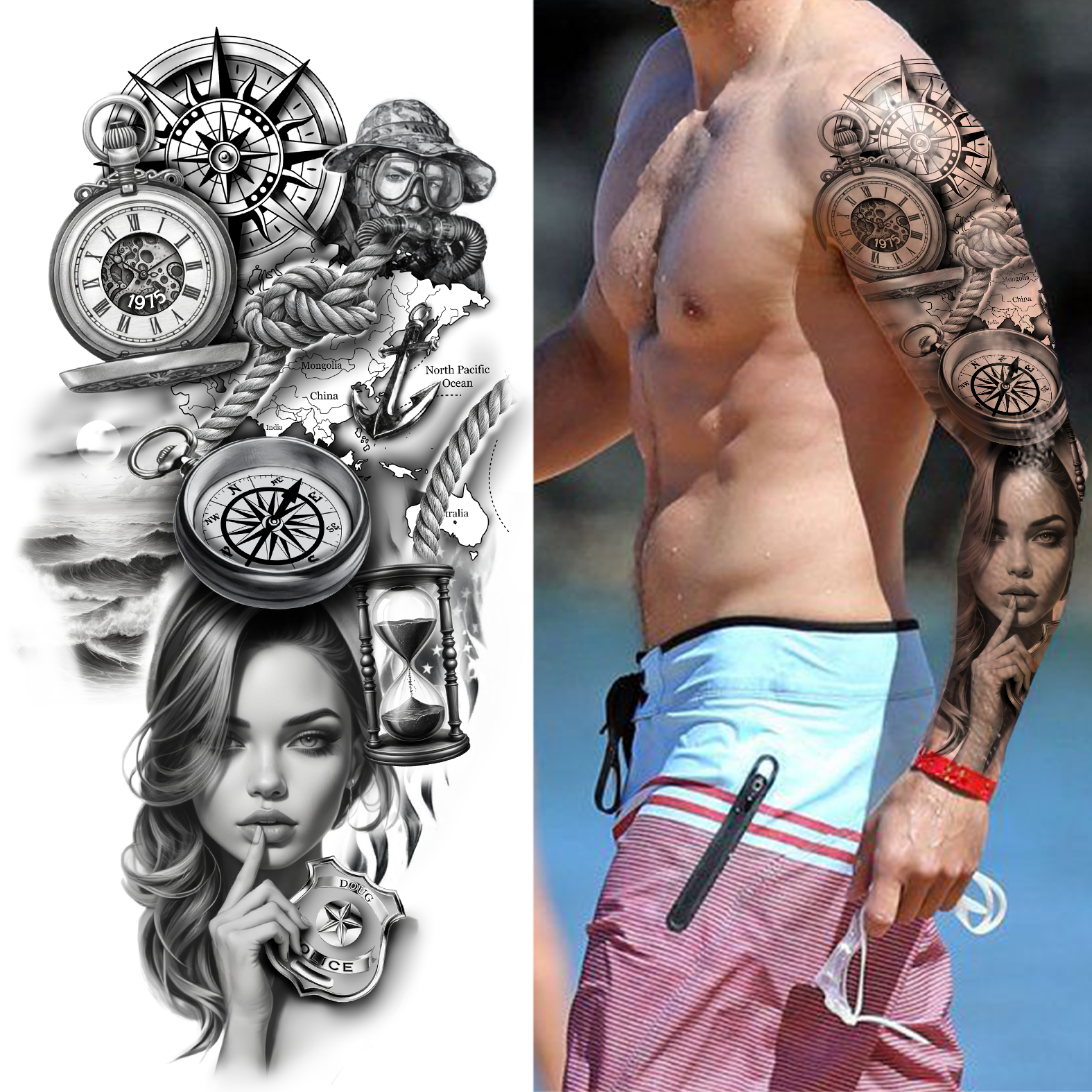 Tattoo Design by Fortunate Studio for this project | Design #34500035