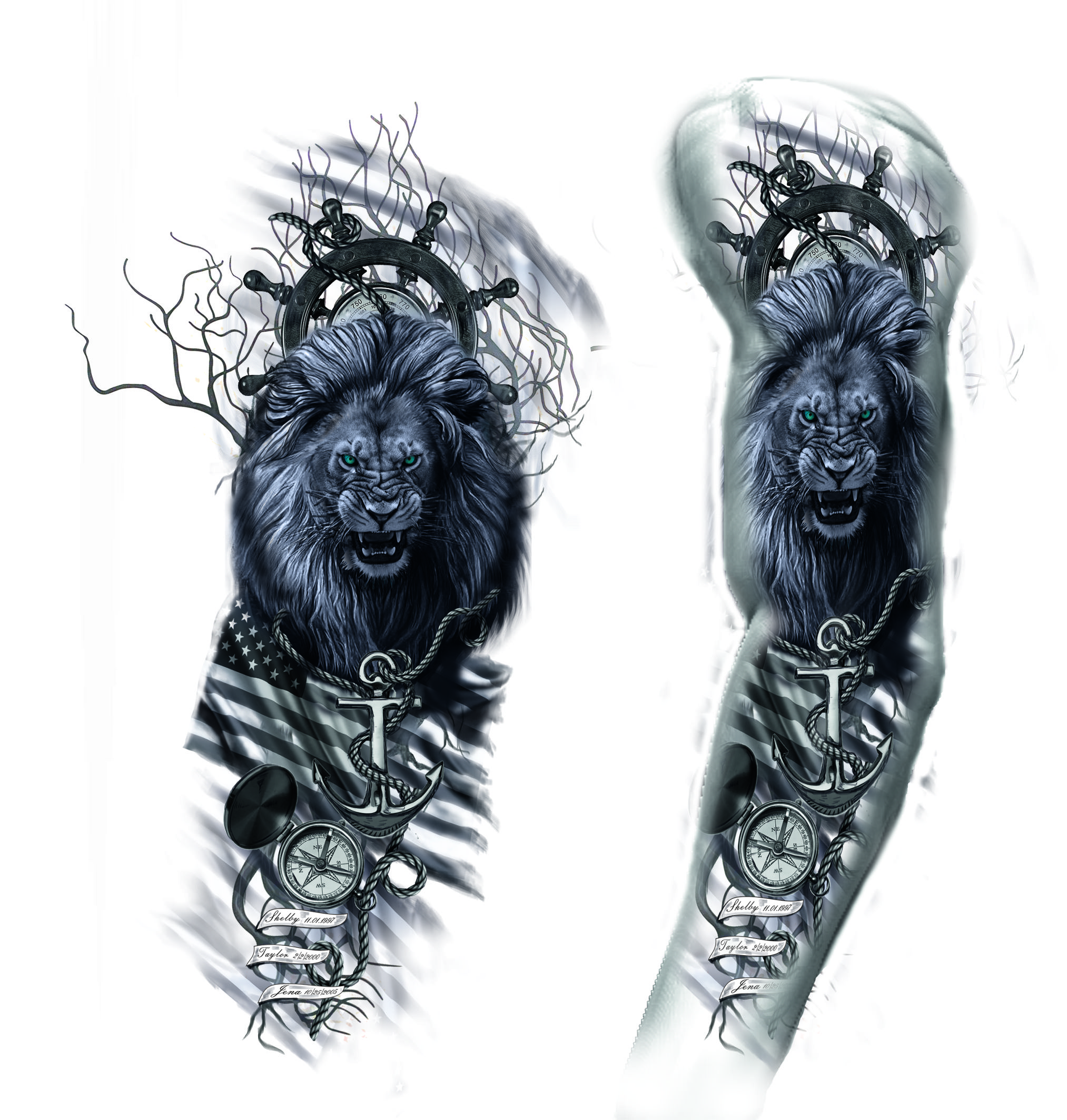 Tattoo Design by Jamal 12 for this project | Design #34459910