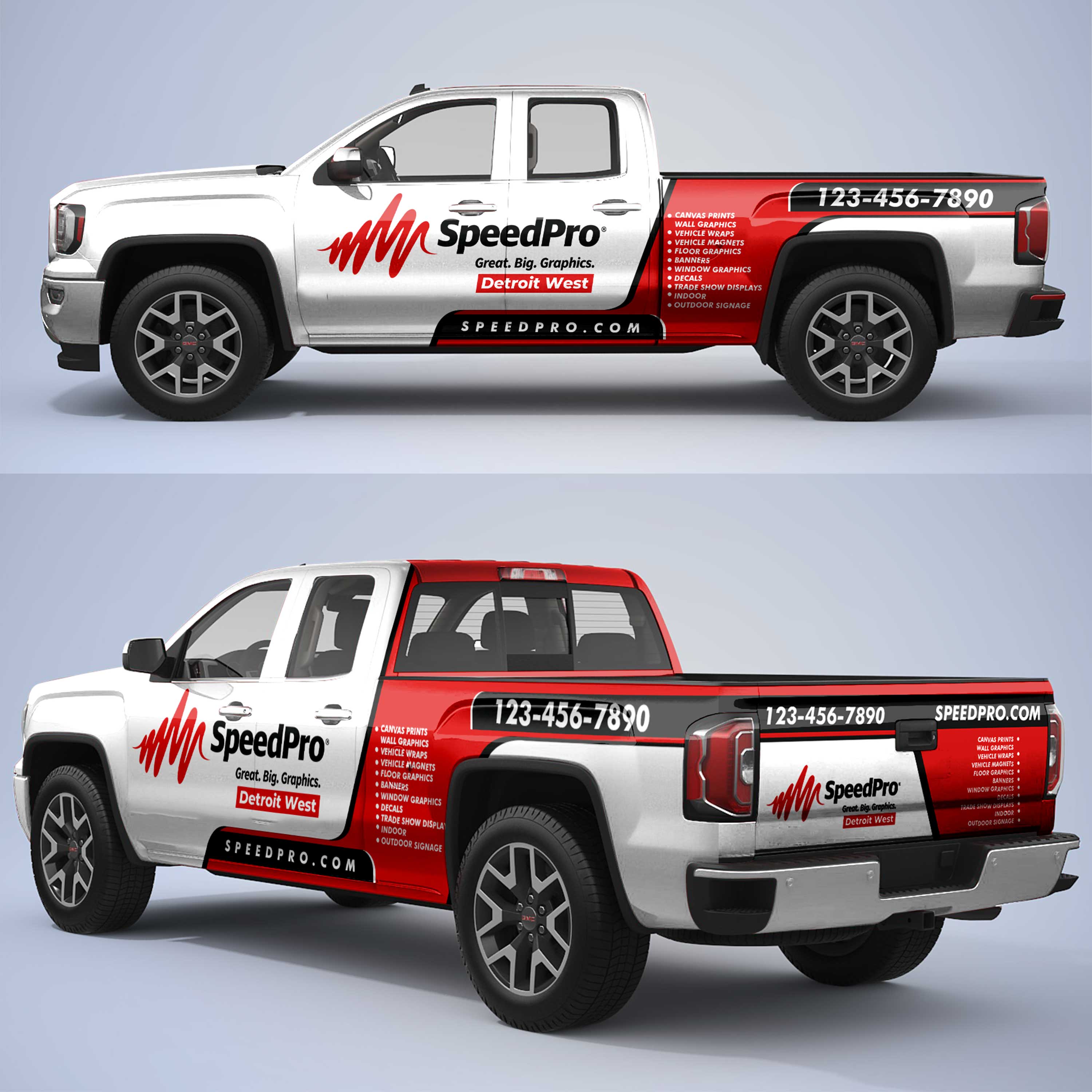 Car Wrap Design by DESIGN SOLUTIONS 007 for SpeedPro Metro Detroit | Design #34451618