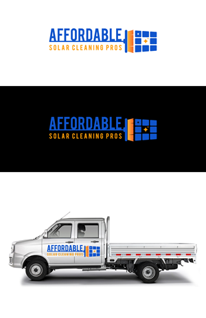Logo Design by jonkonrad for Affordable Solar Cleaning Pros LLC | Design: #34453279