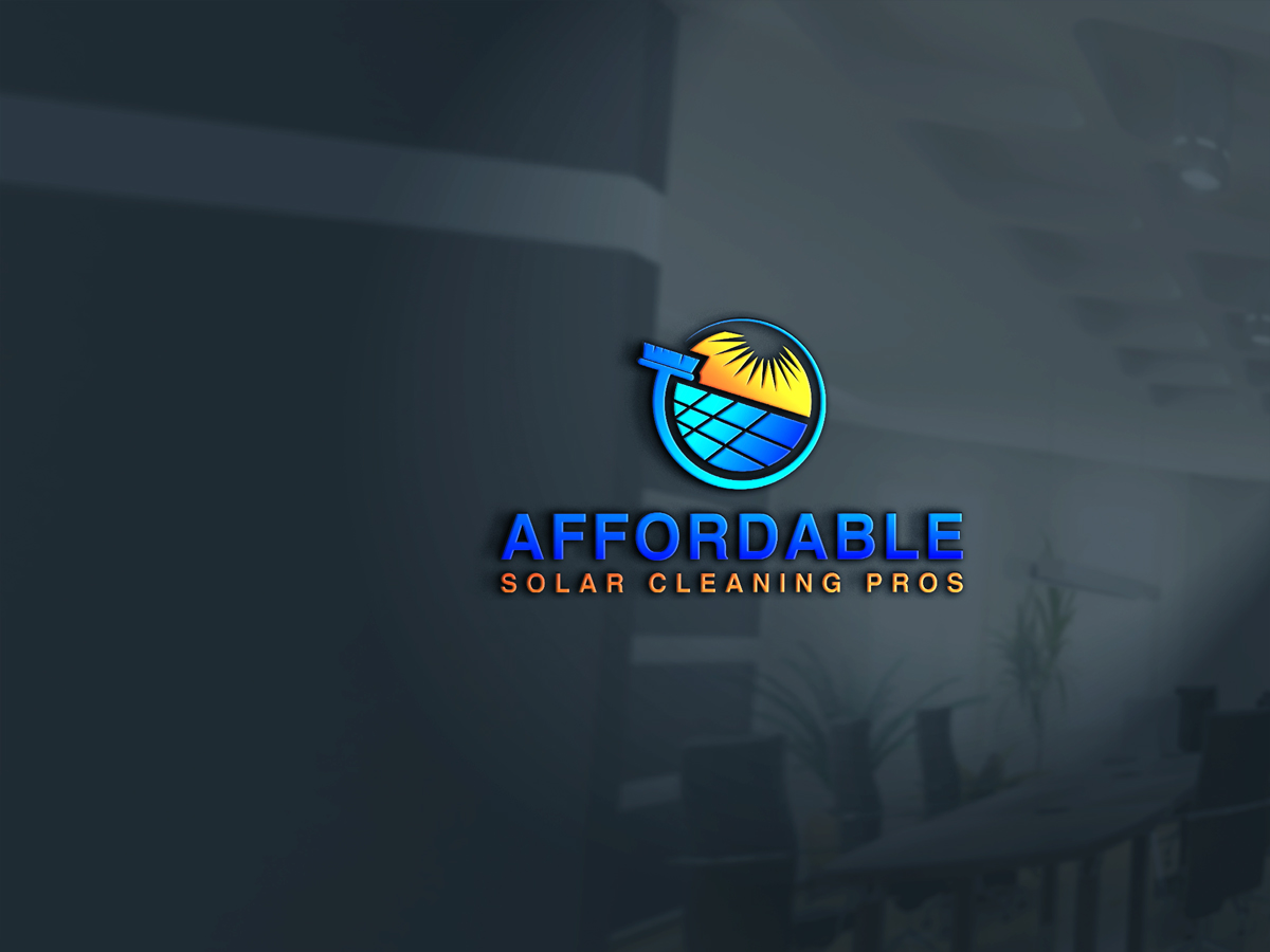 Logo Design by ismail islam for Affordable Solar Cleaning Pros LLC | Design #34454105