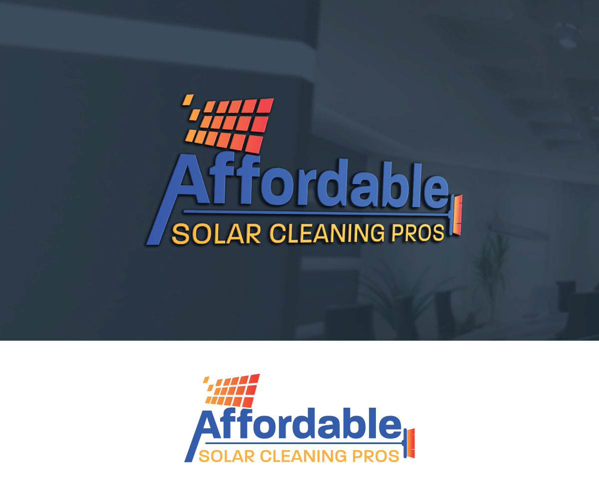 Logo Design by Srk pix!14 for Affordable Solar Cleaning Pros LLC | Design #34463321