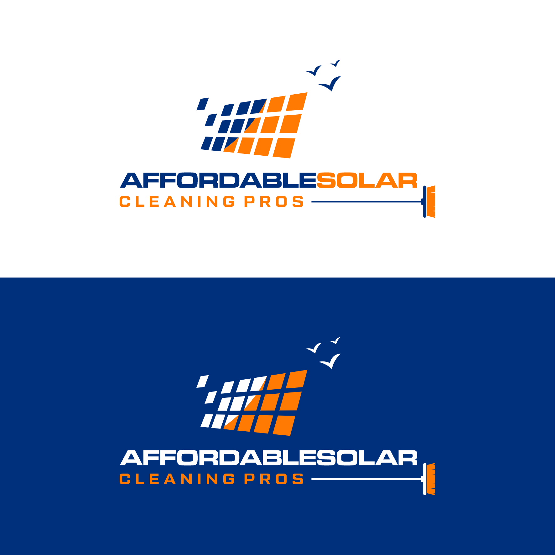 Logo Design by sabina aiko for Affordable Solar Cleaning Pros LLC | Design #34486818