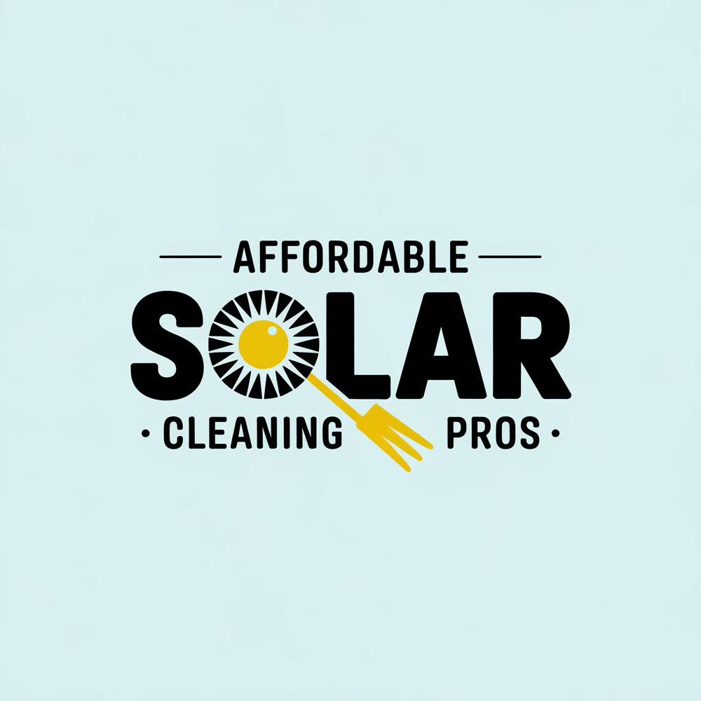 Logo Design by KING JM for Affordable Solar Cleaning Pros LLC | Design #34487505