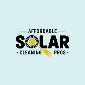 Logo Design by KING JM for Affordable Solar Cleaning Pros LLC | Design: #34487505