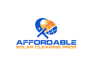 Logo Design by UmmeDesign for Affordable Solar Cleaning Pros LLC | Design: #34454233