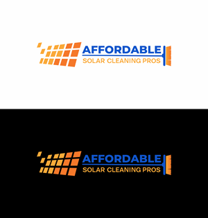 Logo Design by saesean for Affordable Solar Cleaning Pros LLC | Design: #34455877