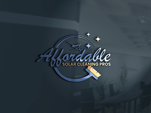 Logo Design by DesignVerse777 for Affordable Solar Cleaning Pros LLC | Design: #34452825