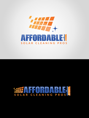 Logo-Design von Sun Moon Graphic Designer für Affordable Solar Cleaning Pros LLC | Design #34452867