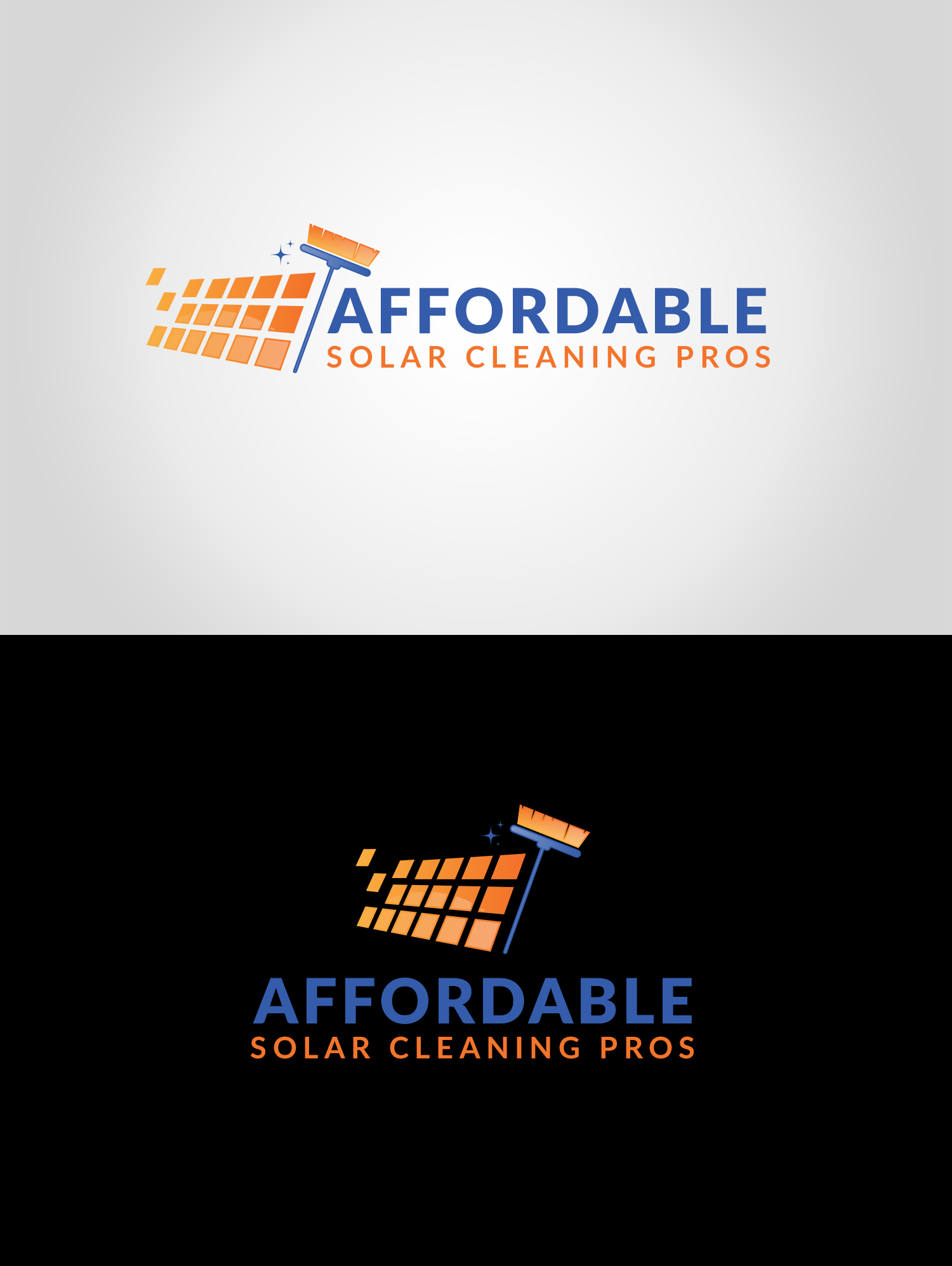 Design de Logo par Sun Moon Graphic Designer pour Affordable Solar Cleaning Pros LLC | Design #34452868