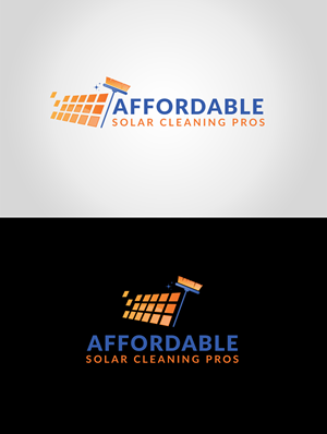 Logo Design by Sun Moon Graphic Designer for Affordable Solar Cleaning Pros LLC | Design: #34452868