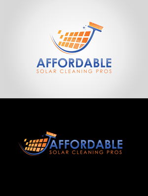Logo Design by Sun Moon Graphic Designer for Affordable Solar Cleaning Pros LLC | Design: #34452869