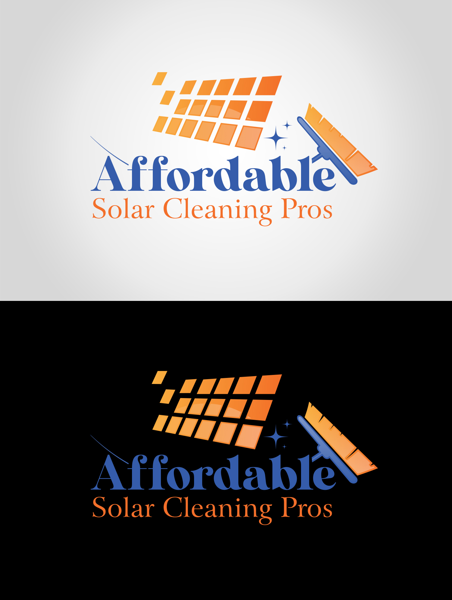 Design de Logo par Sun Moon Graphic Designer pour Affordable Solar Cleaning Pros LLC | Design #34452926