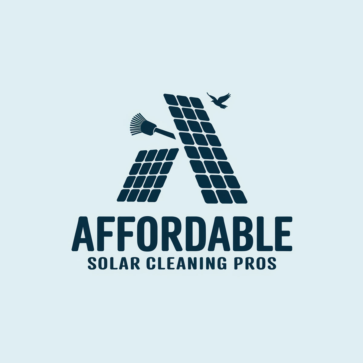 Logo Design by mekail for Affordable Solar Cleaning Pros LLC | Design #34451744
