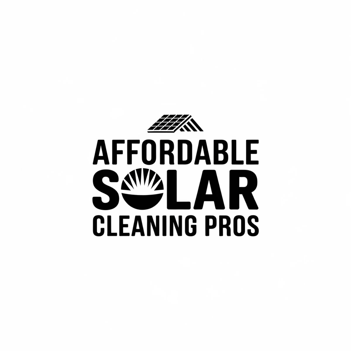 Logo Design by mekail for Affordable Solar Cleaning Pros LLC | Design #34451765