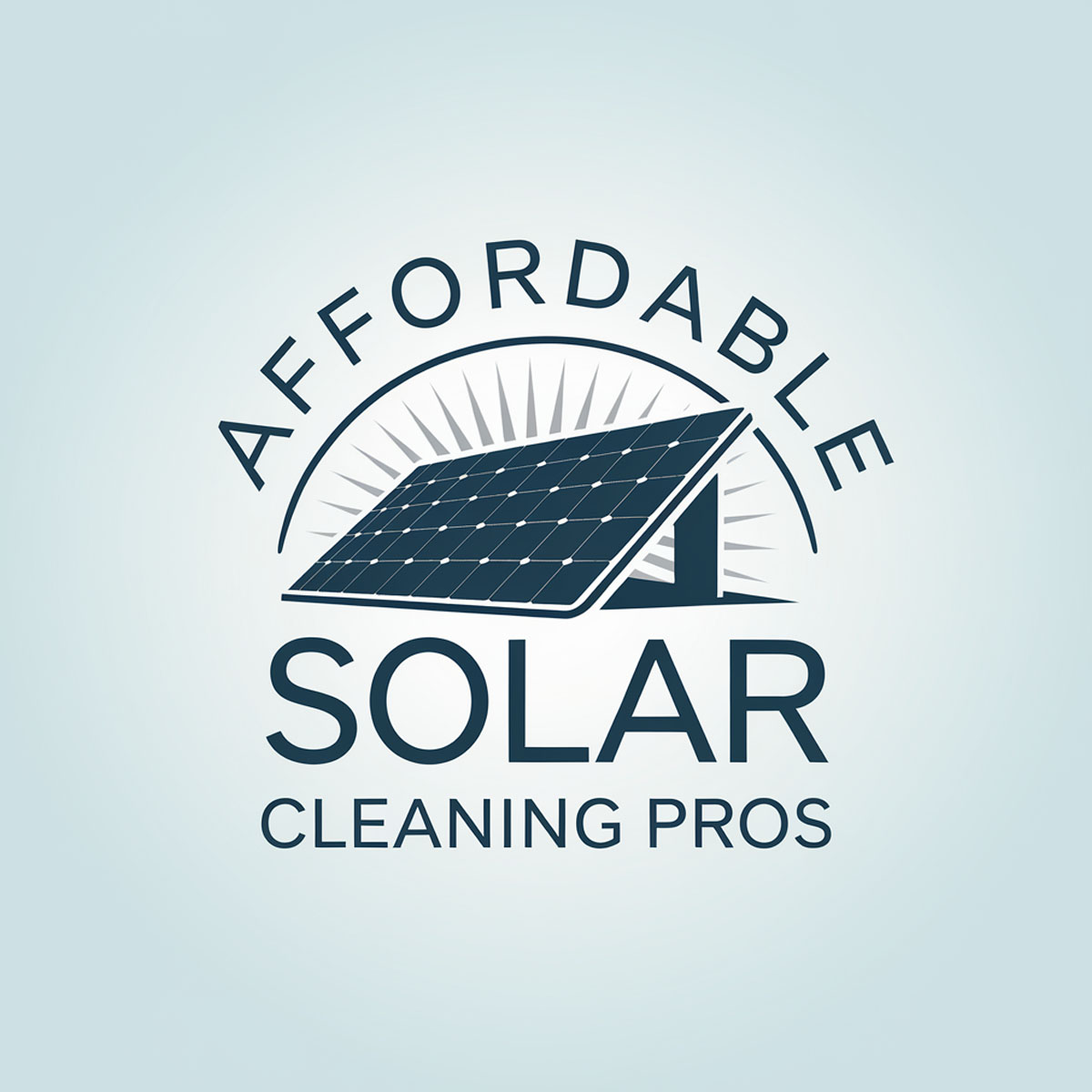 Logo Design by mekail for Affordable Solar Cleaning Pros LLC | Design #34458159
