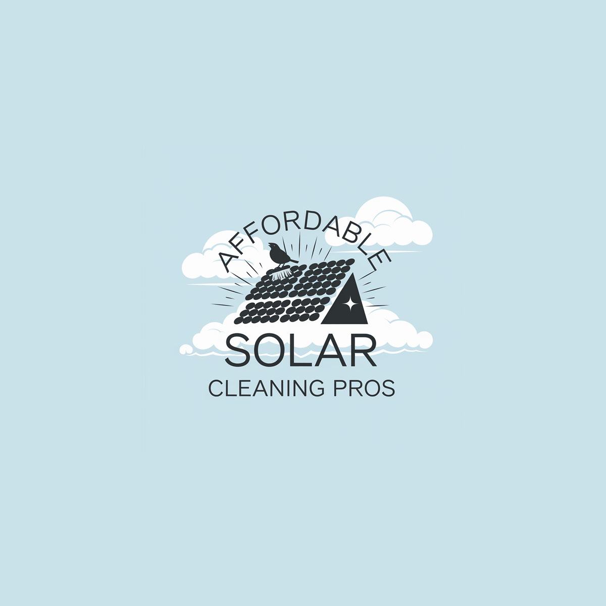 Logo Design by mekail for Affordable Solar Cleaning Pros LLC | Design #34458222