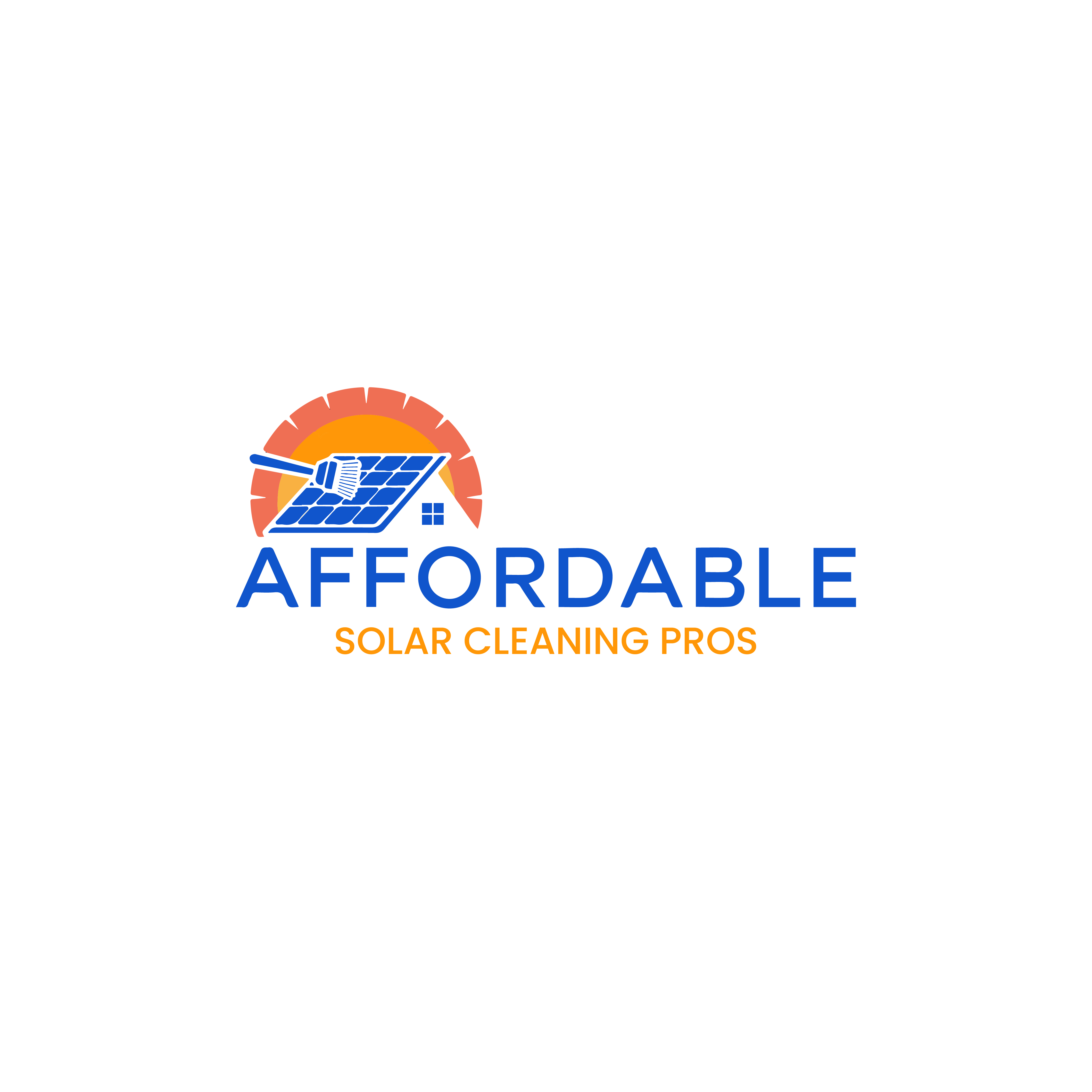 Logo Design by Shariqology for Affordable Solar Cleaning Pros LLC | Design #34451893