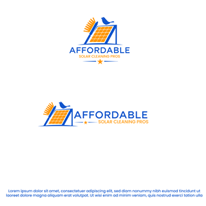 Logo Design by Shariqology for Affordable Solar Cleaning Pros LLC | Design: #34451915