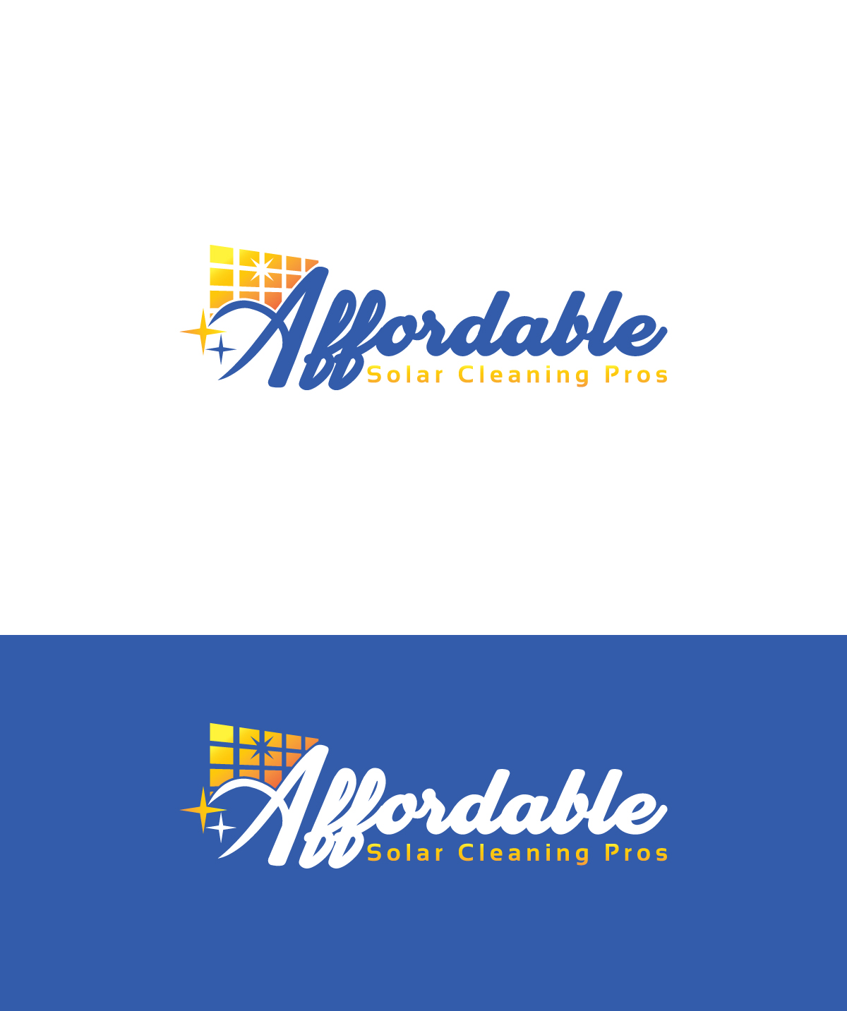 Logo Design by graphics^master for Affordable Solar Cleaning Pros LLC | Design #34453783