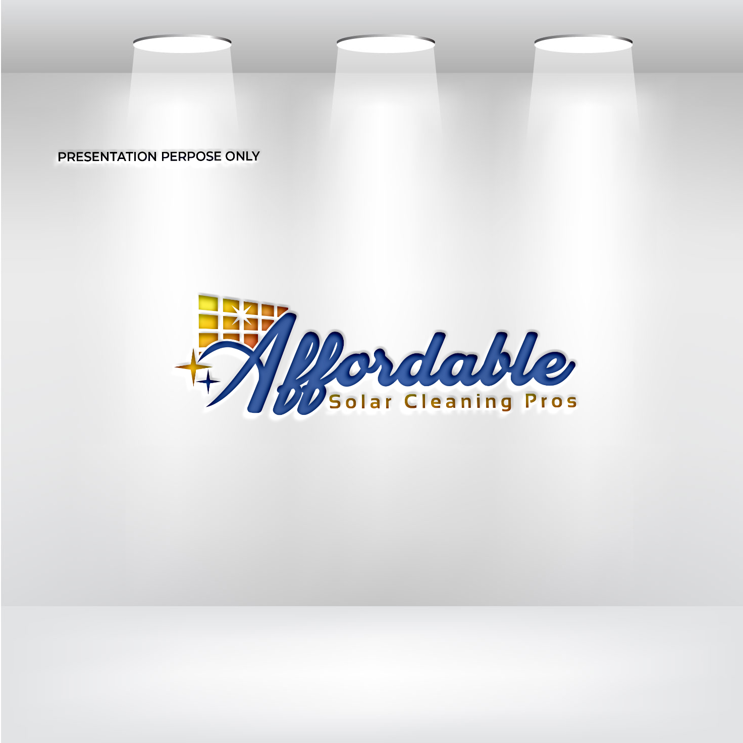 Logo Design by graphics^master for Affordable Solar Cleaning Pros LLC | Design #34453784