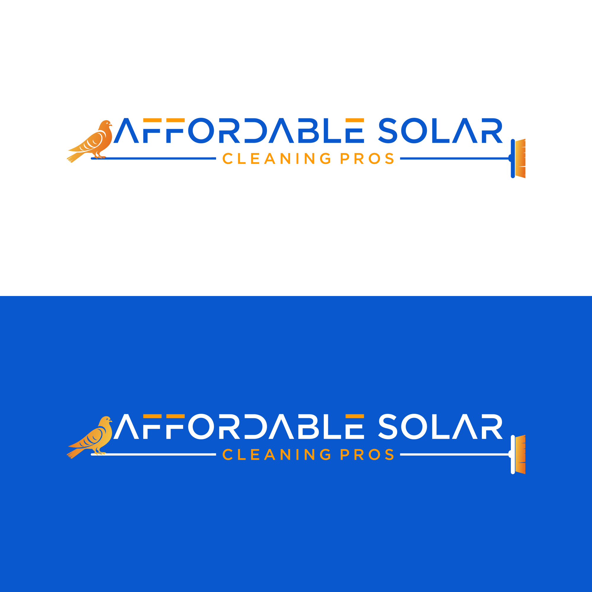 Logo Design by Masio_ for Affordable Solar Cleaning Pros LLC | Design #34489874