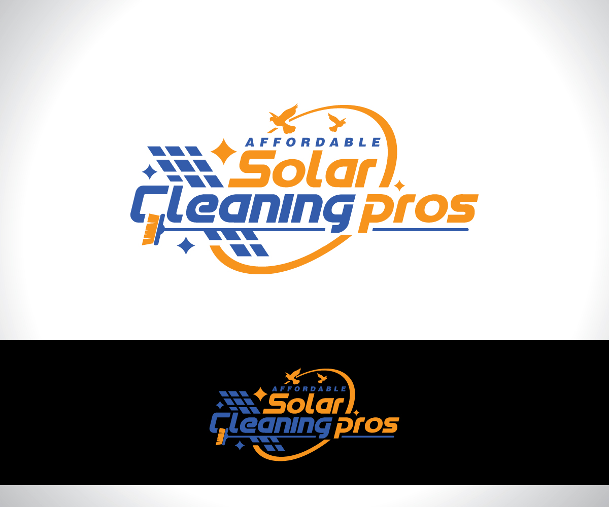 Logo Design by YourLogoMaster for Affordable Solar Cleaning Pros LLC | Design #34502354