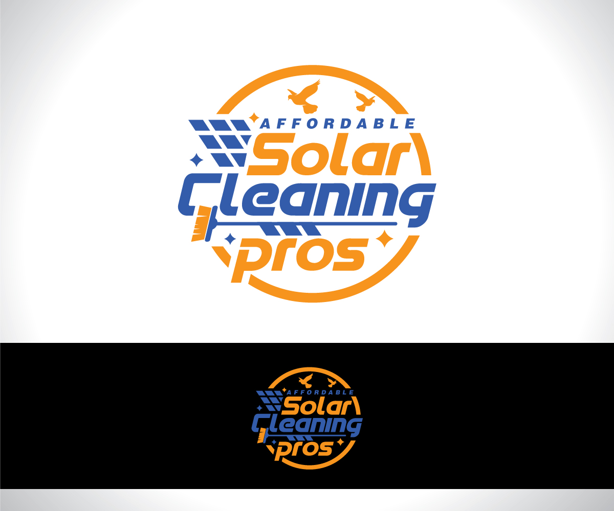 Logo Design by YourLogoMaster for Affordable Solar Cleaning Pros LLC | Design #34502355