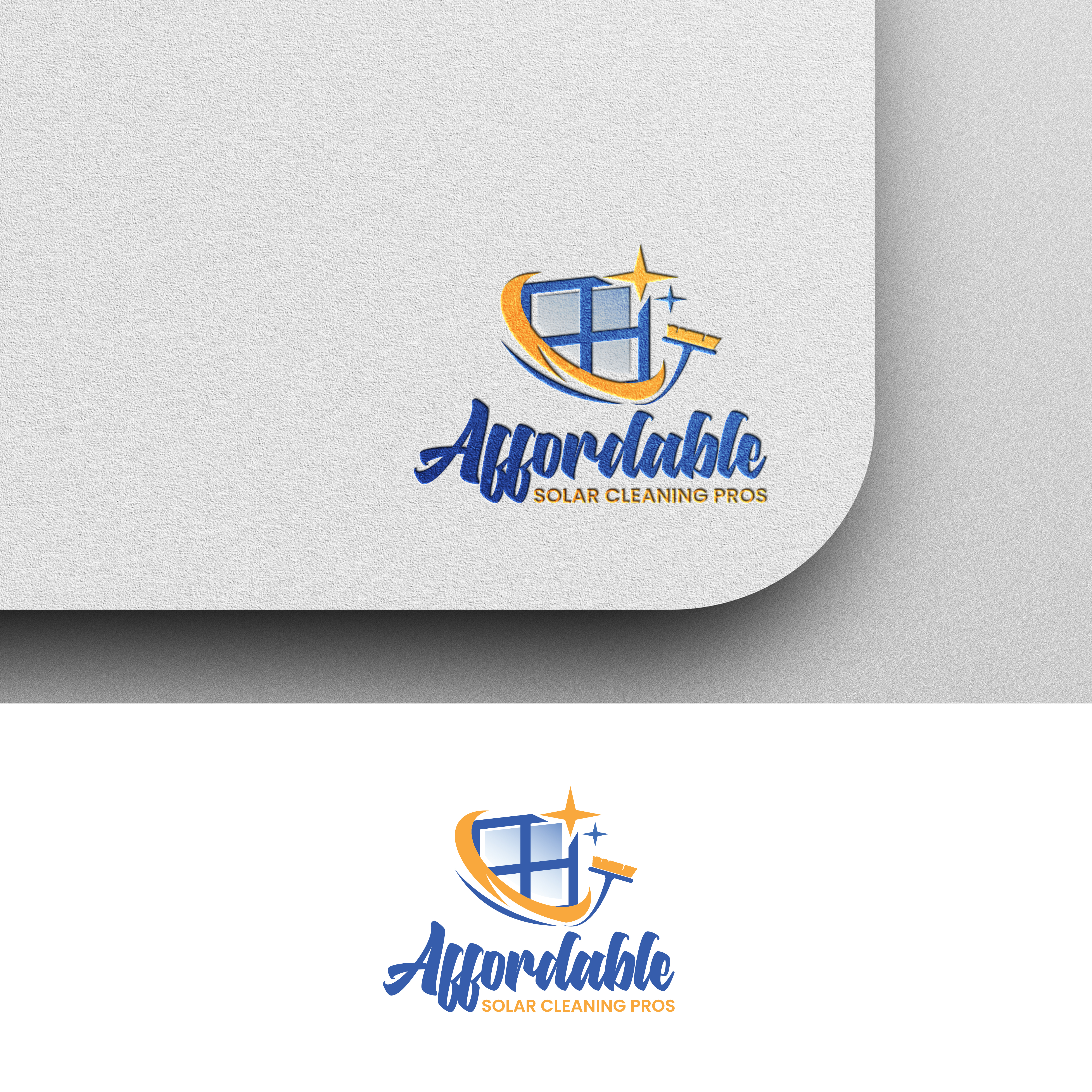 Diseño de Logo por Interloop_Designs para Affordable Solar Cleaning Pros LLC | Diseño #34455562
