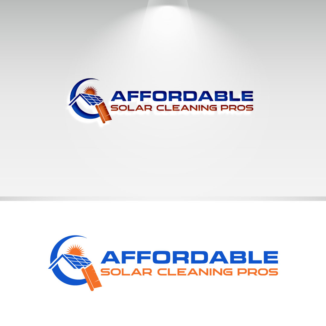 Logo Design by SAM-ART for Affordable Solar Cleaning Pros LLC | Design #34452065