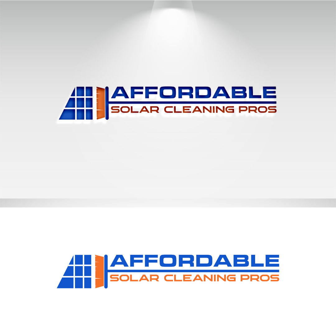 Logo Design by SAM-ART for Affordable Solar Cleaning Pros LLC | Design #34452120