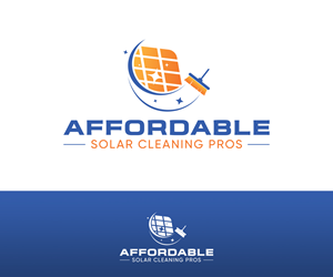 Logo-Design von Alf Mozara für Affordable Solar Cleaning Pros LLC | Design #34456006
