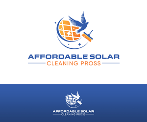 Logo Design by Alf Mozara for Affordable Solar Cleaning Pros LLC | Design: #34480389
