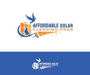 Logo Design by Alf Mozara for Affordable Solar Cleaning Pros LLC | Design: #34480392