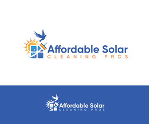 Logo Design by Alf Mozara for Affordable Solar Cleaning Pros LLC | Design: #34480400