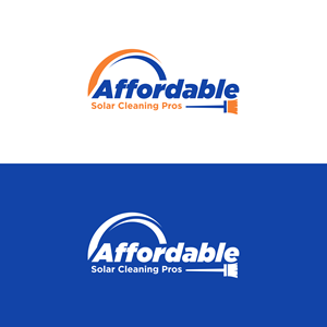 Logo Design by ni9 for Affordable Solar Cleaning Pros LLC | Design: #34489487