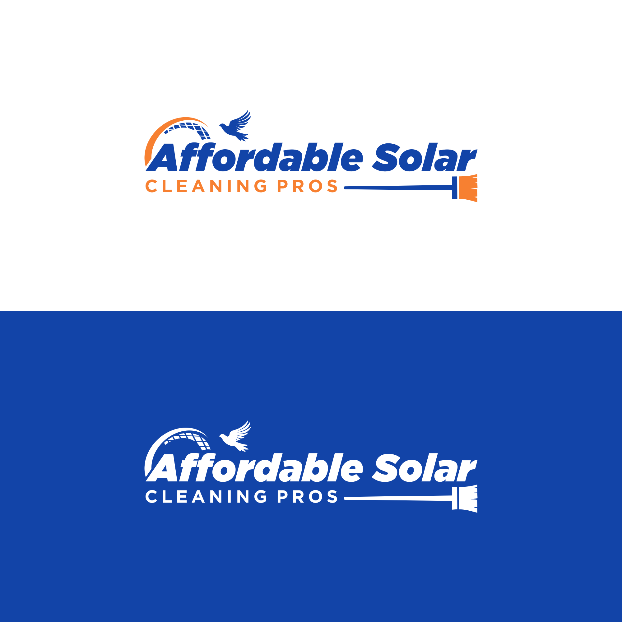 Logo-Design von ni9 für Affordable Solar Cleaning Pros LLC | Design #34492574