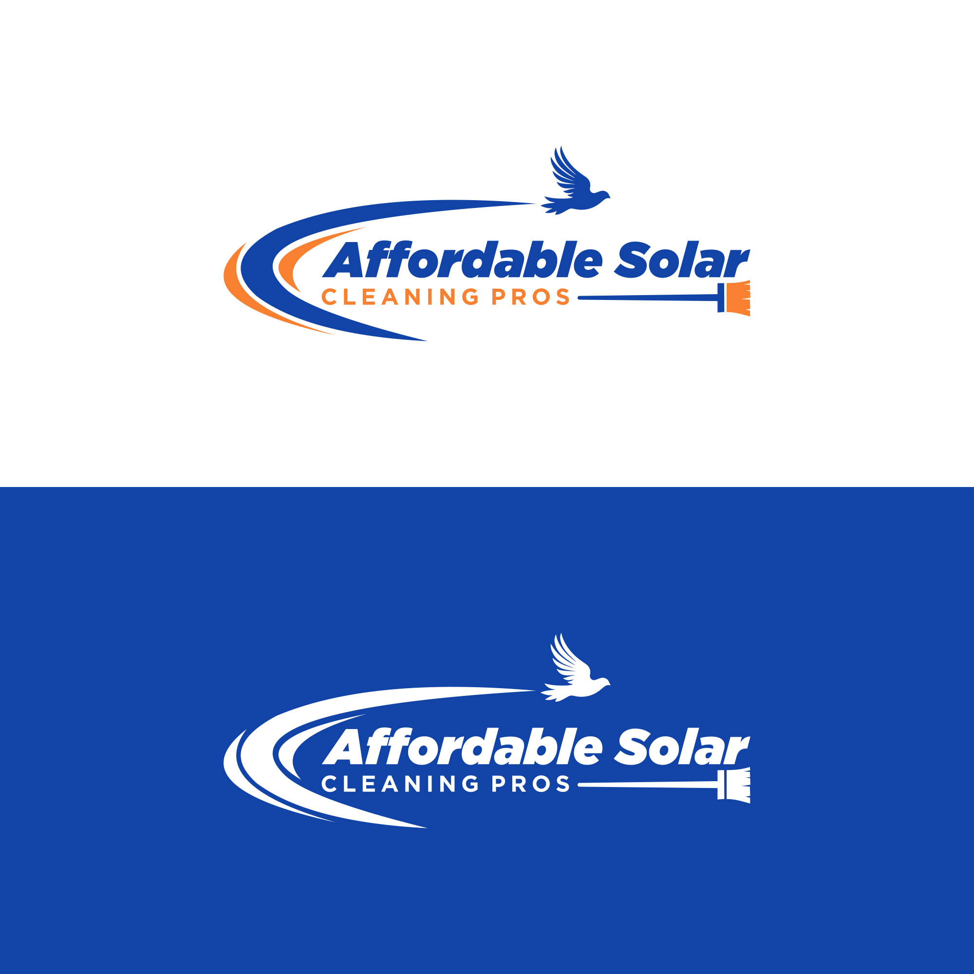 Logo Design by ni9 for Affordable Solar Cleaning Pros LLC | Design #34492599