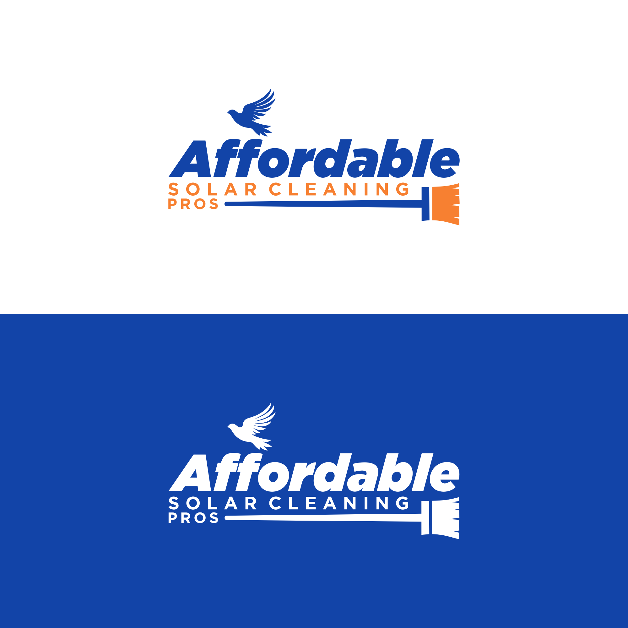 Logo Design by ni9 for Affordable Solar Cleaning Pros LLC | Design #34492637