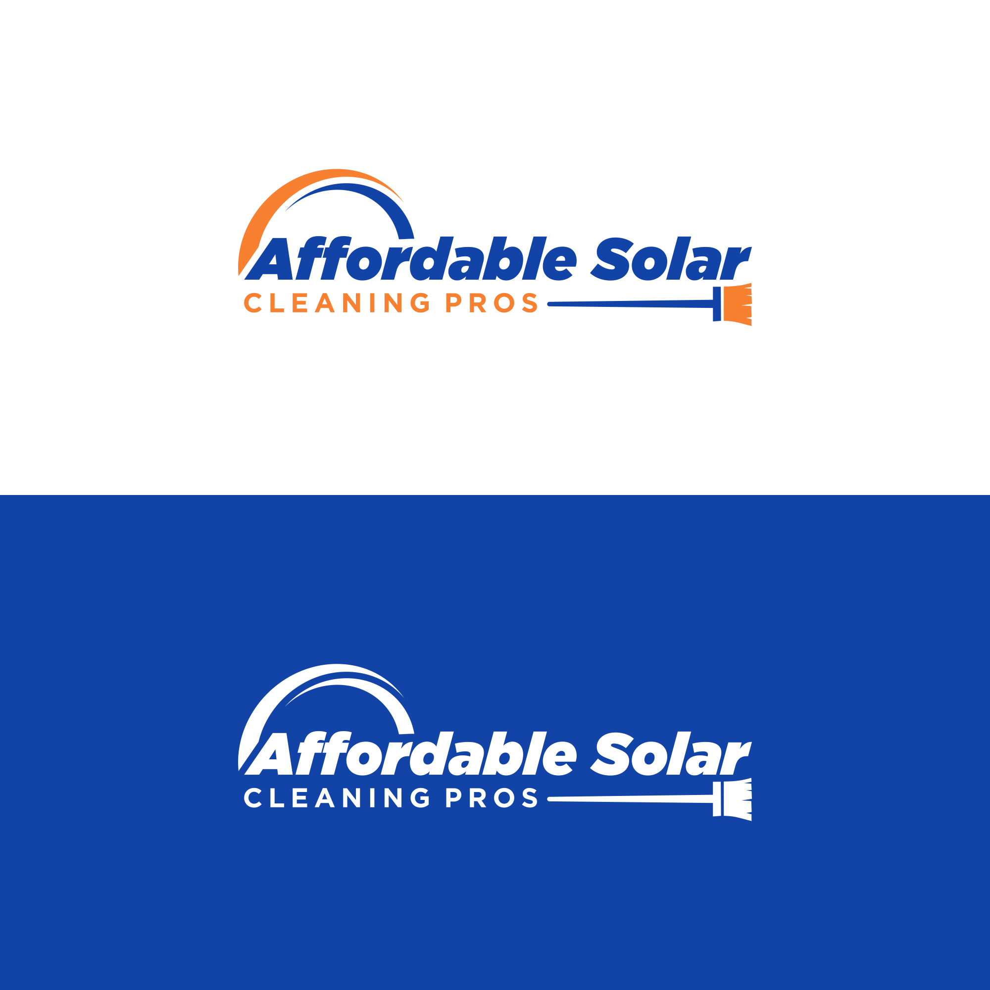 Logo Design by ni9 for Affordable Solar Cleaning Pros LLC | Design #34492650