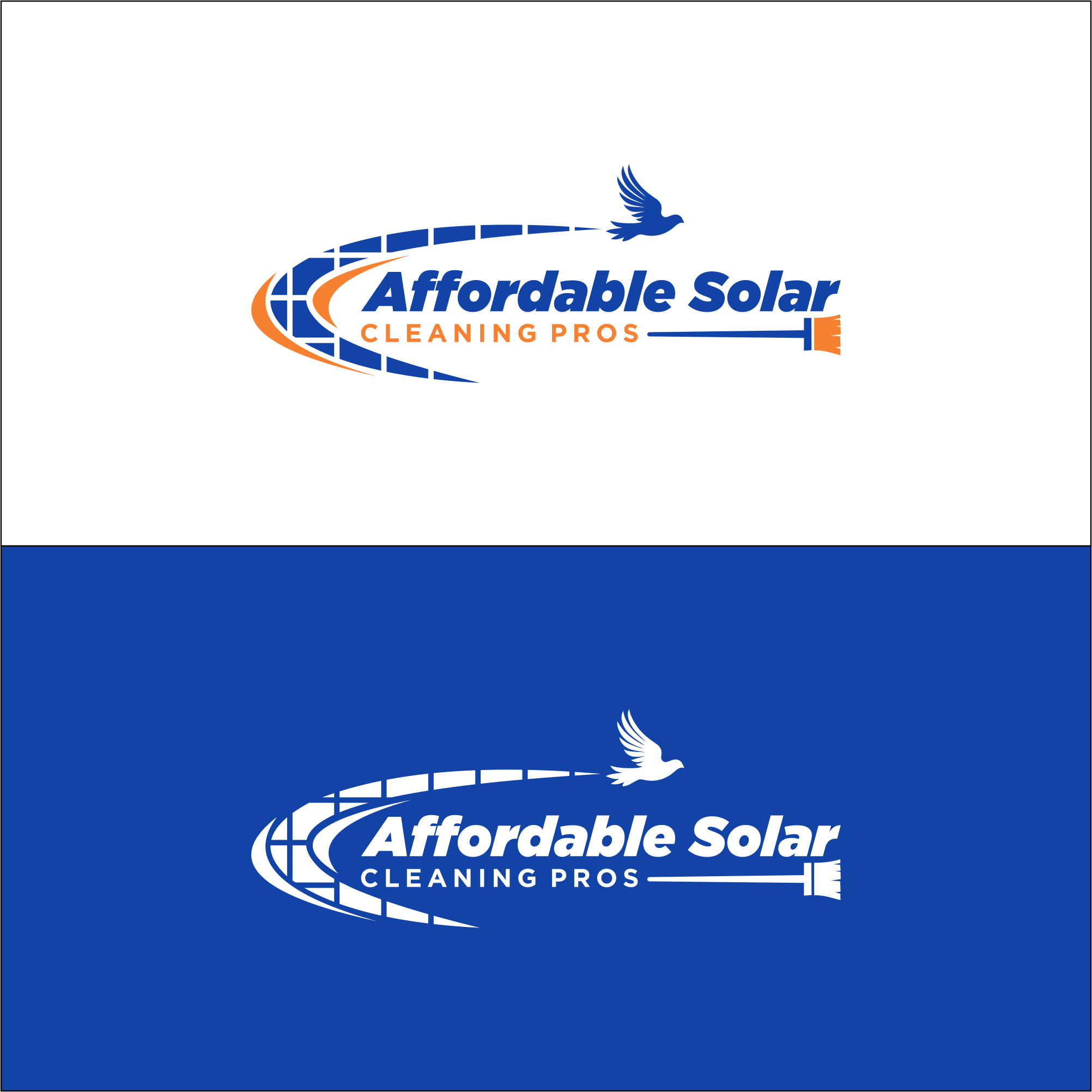 Logo Design by ni9 for Affordable Solar Cleaning Pros LLC | Design #34492864