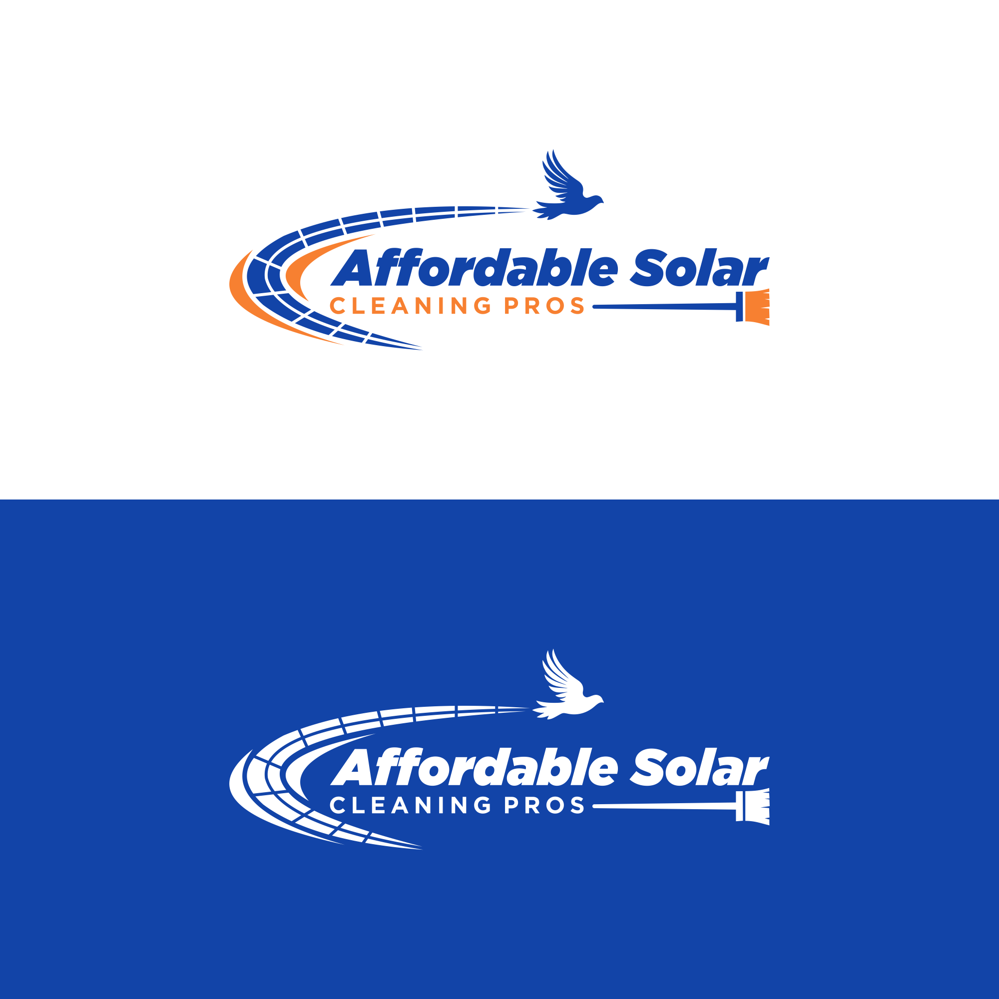 Diseño de Logo por ni9 para Affordable Solar Cleaning Pros LLC | Diseño #34493392